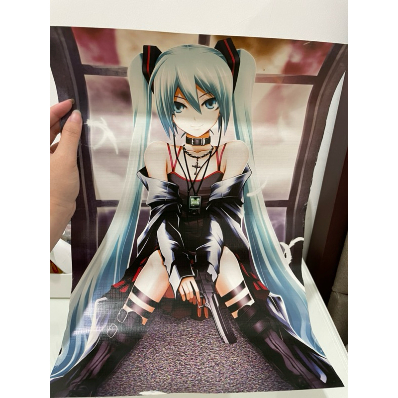PRELOVED NEW Poster hatsune miku punk grunge rock