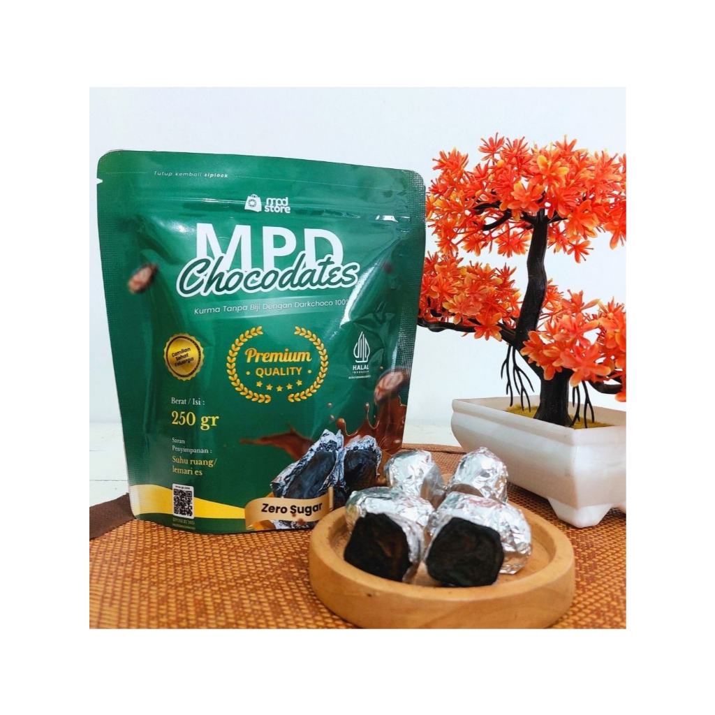 

MPD Chocodates (Kurma Coklat Zero Sugar) 250gr