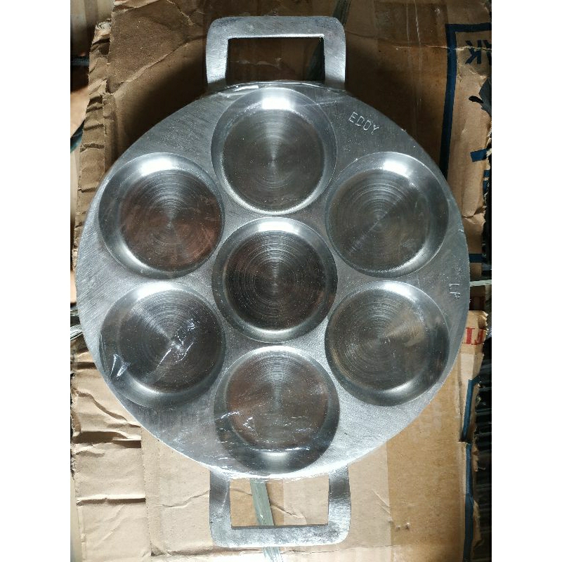 Cetakan Kue lumpur Eddy Kualitas bagus 7 Lubang