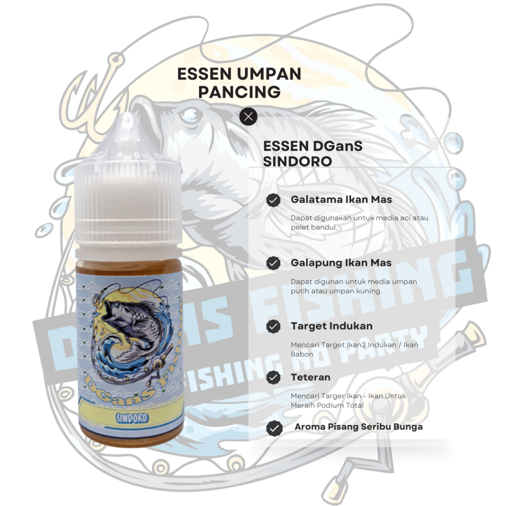OPLOSAN SINDORO ESSEN PANCING DGanS UNTUK GALATAMA IKAN MAS DAN GALAPUNG IKAN MAS