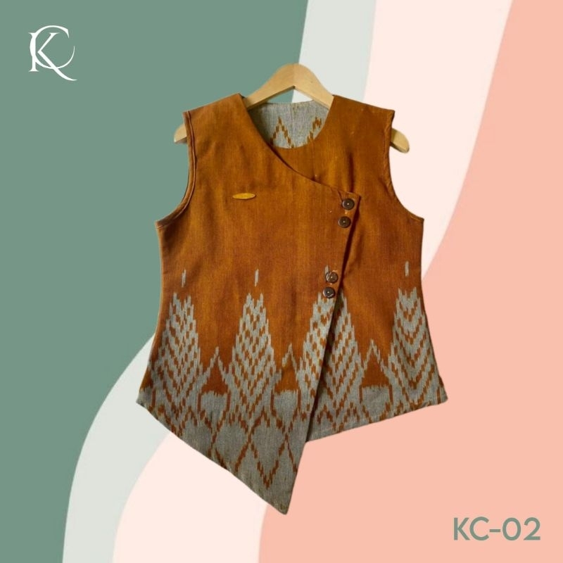 KC - BAJU TENUN | OUTER TENUN | BLAZER TENUN | BAJU WANITA | ROMPI WANITA | BAJU CROP | BAJU BATIK |