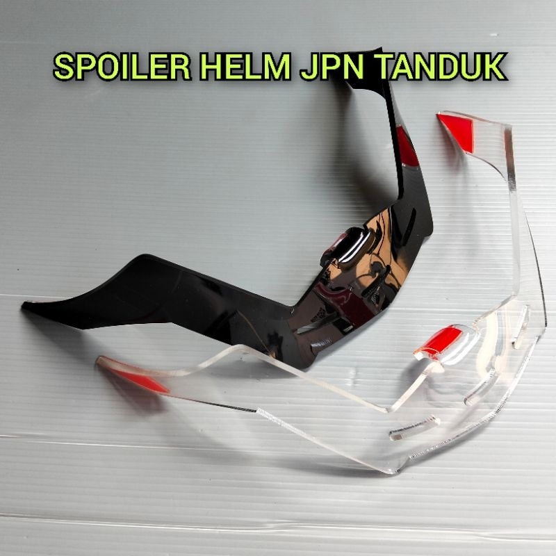 AKRILIK | Spoiler Helm JPN FULL FACE / Spoiler JPN TANDUK