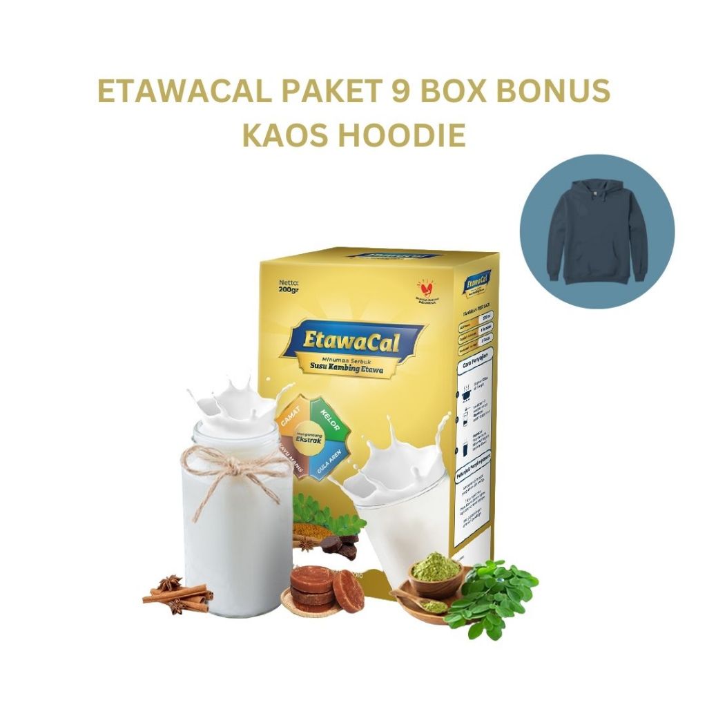 

ETAWACAL - Paket 9 Box Susu Etawa Bubuk Herbal