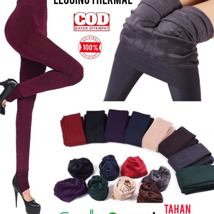 Eksklusif Legging Pants Musim Dingin Winter Thermal Legging Thermal Extra Warm Thick
