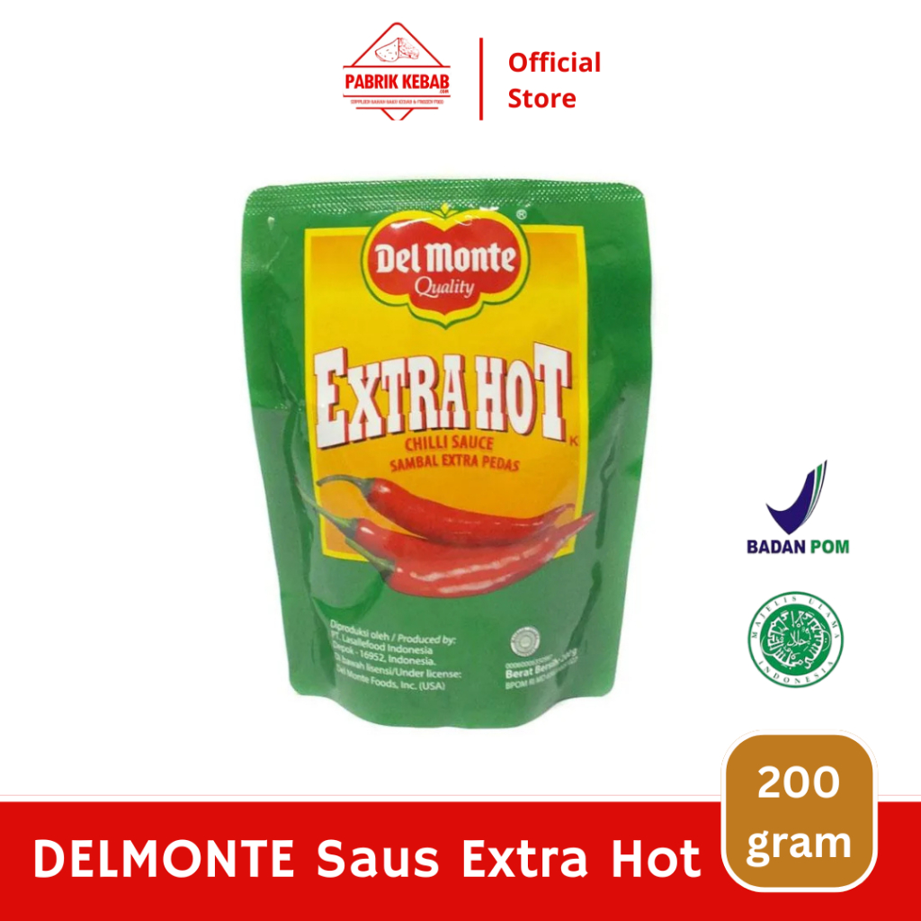 

DELMONTE Saus Extra Pedas Hot 200 Gram