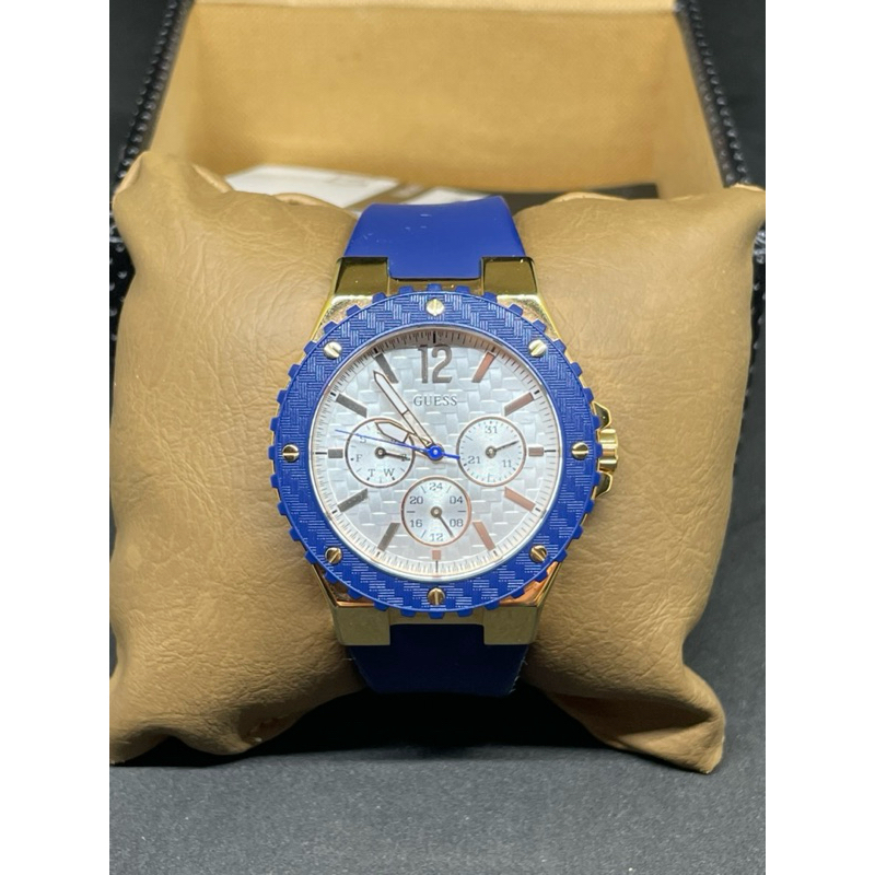 guess blue woman original w0149l5 jam tangan wanita bagus second