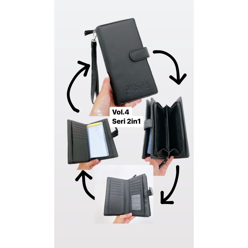 Vol 4 Dompet Anggaran Bulanan Dompet pintar Astoria Wallet Organizer Yumeproject Dompet Wanita