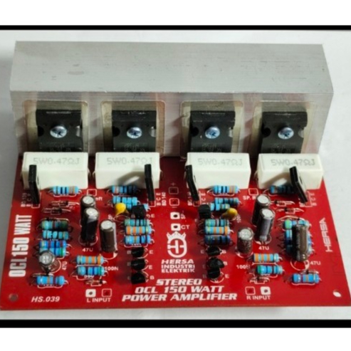 Kit Power 150 watt Stereo PLUS TRANSISTOR FINAL