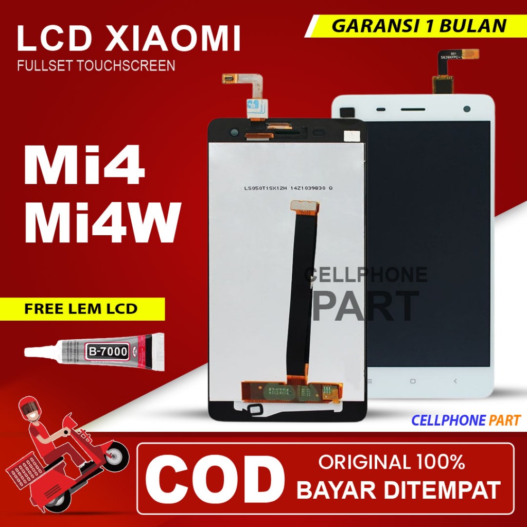 LCD XIAOMI MI4 / MI4W FULLSET TOUCHSCREEN