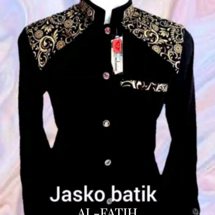 jasko batik baju jas koko kombinasi batik jas pria dewasa kain higtwis halus dan tebal