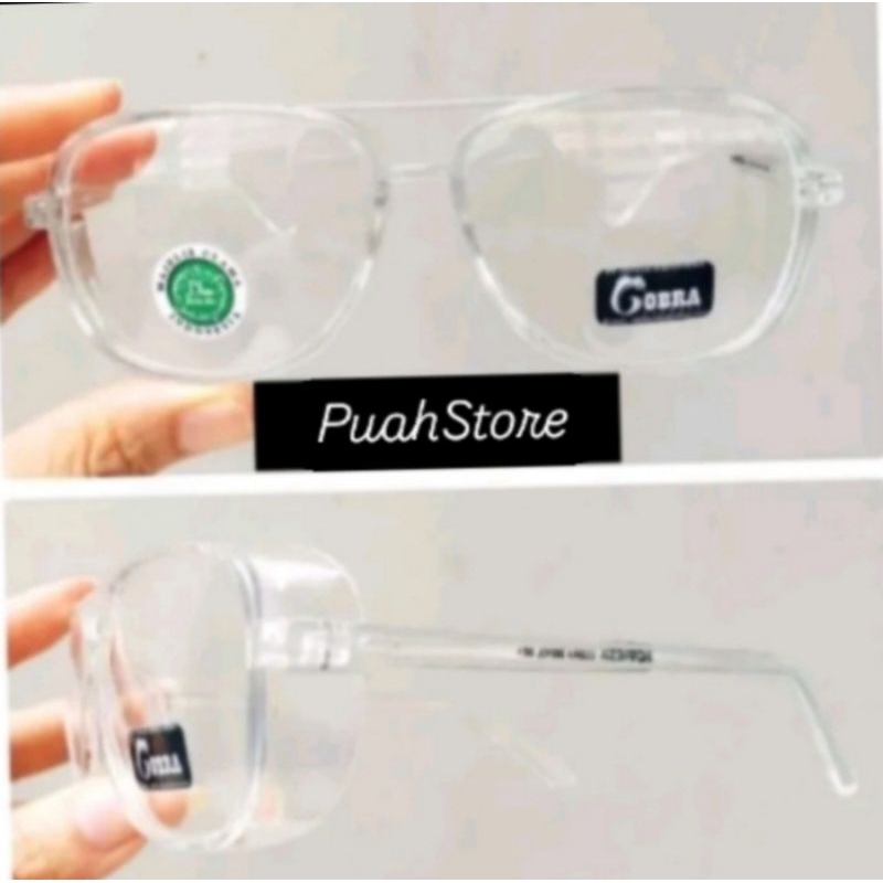 Kacamata Retro, kacamata cobra, kacamata anti debu-Bra 3001