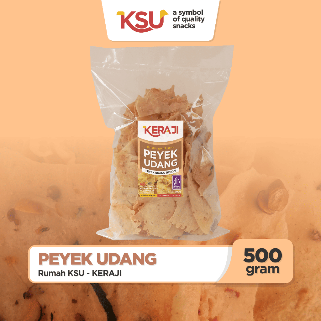 

(Bundle 1pcs) Peyek udang 500g