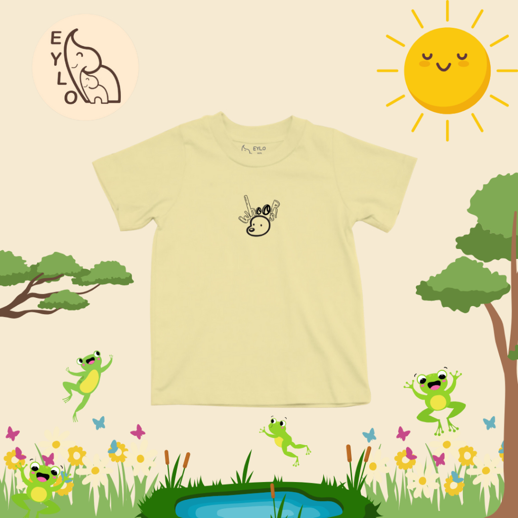 Kaos Anak Motif Whoops UNISEX EYLO (1-6Tahun) / TSHIRT ANAK / ATASAN ANAK / KATUN 30s