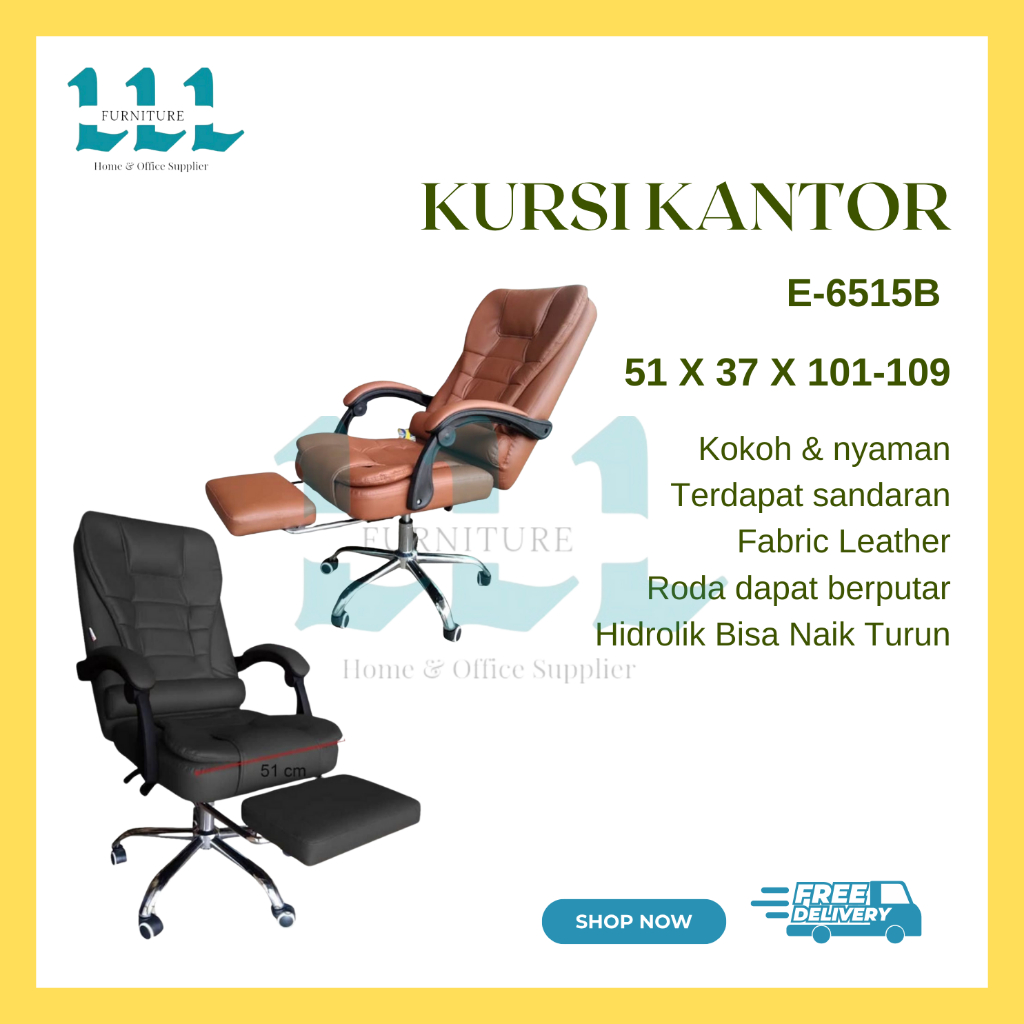 Kursi Kantor 6515B | Kursi Kantor - Kursi Direktur - Kursi Manager