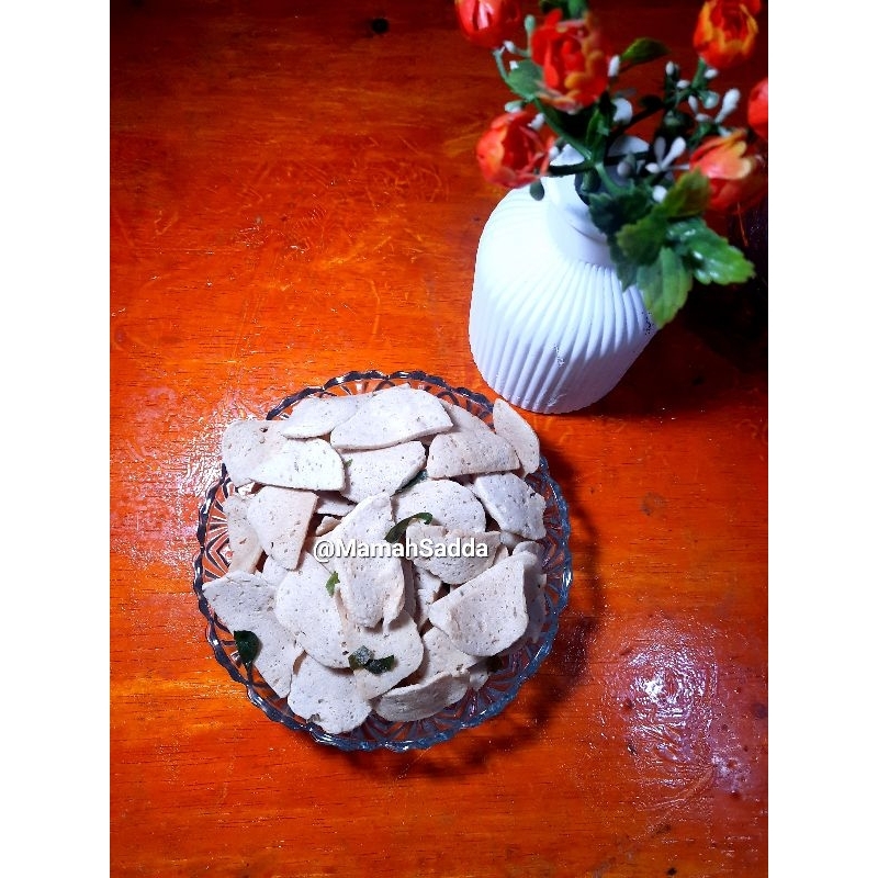 

Basreng Original Daun Jeruk/Basreng Renyah Enak Gurih/Basreng Pipih/Basreng 100 Gram