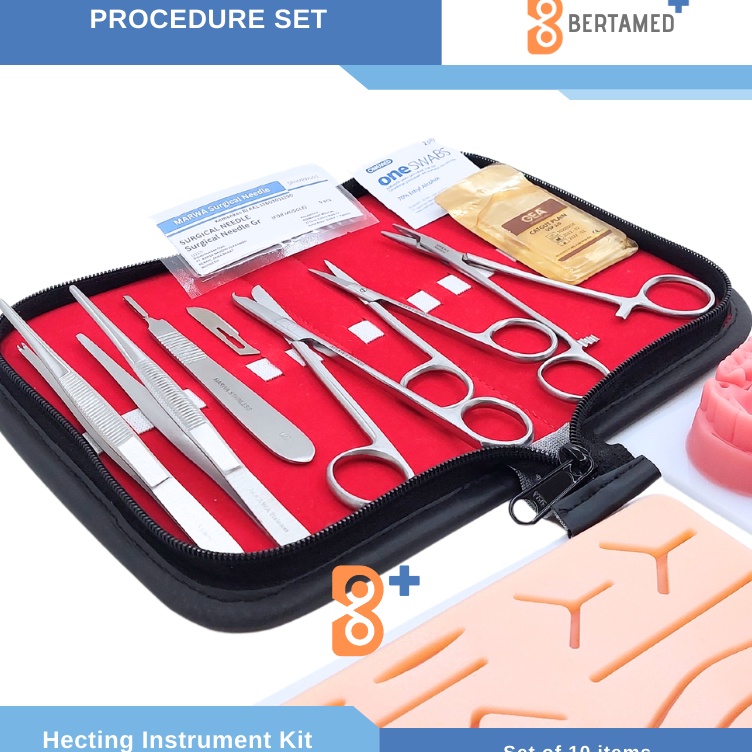 Segera Serbu  HECTING KIT  Hecting Set KIT Minor KIT Suturing KIT Hecting Pad