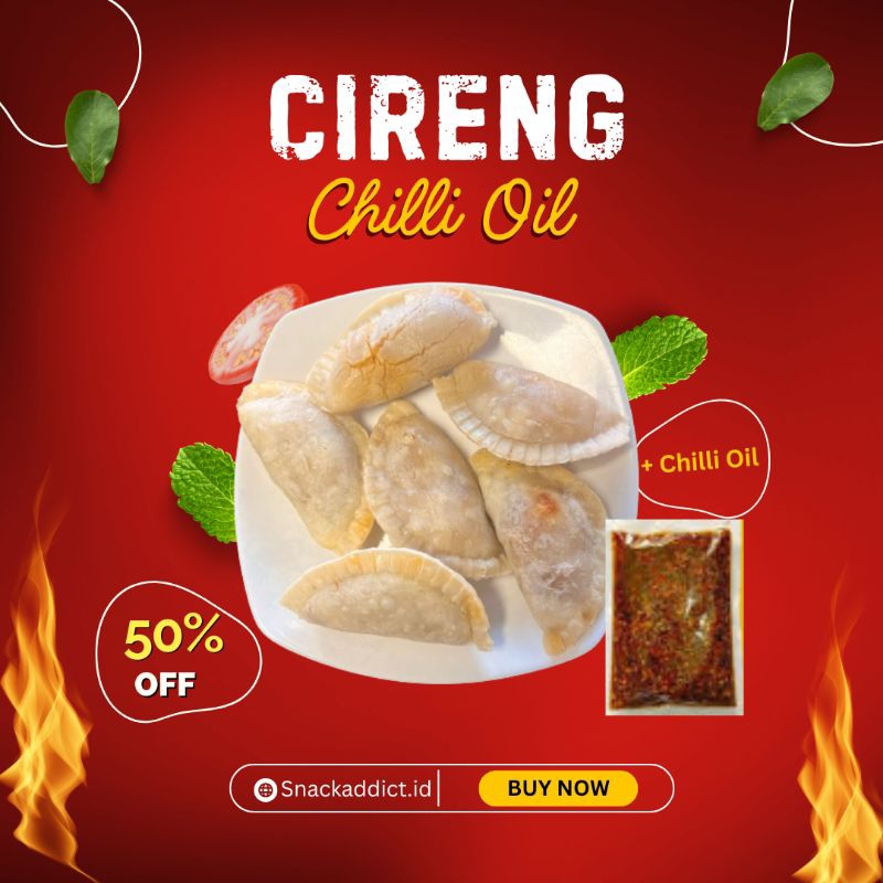 

Cireng Mini Chilli Oil Viral - Jajan Cireng Chili oil