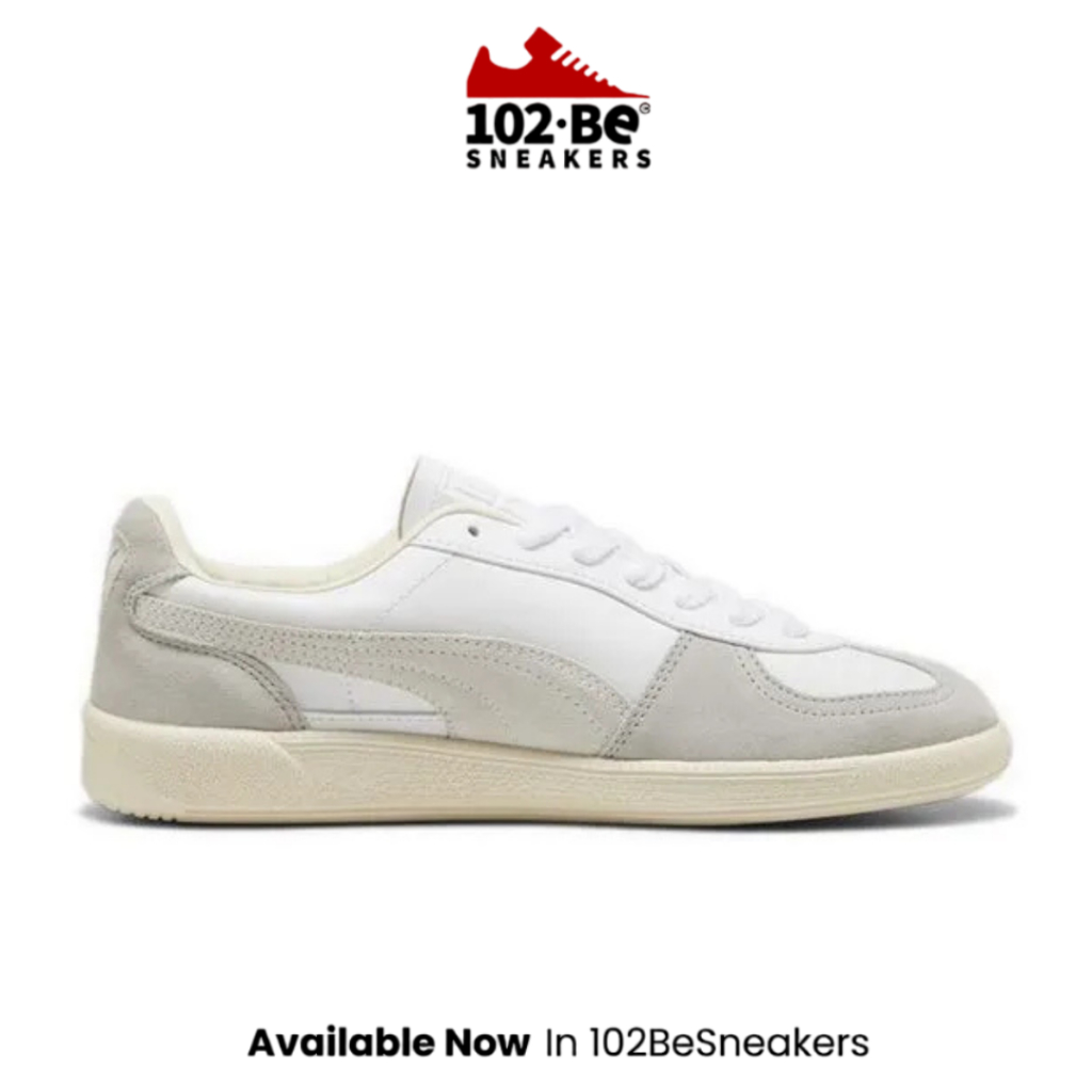 Sepatu Sneakers Puma Palermo Lth Unisex Sneakers Shoes - White Original
