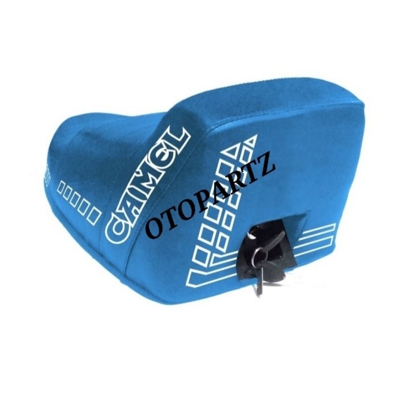 JOK VESPA EXCEL CAMEL (BLUE) + KUNCI IMPORT MG ORI
