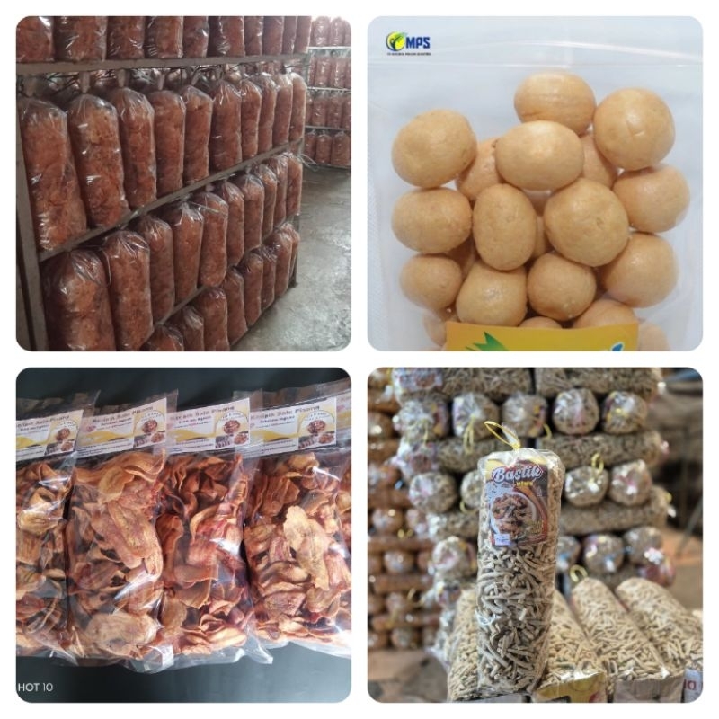 

Aneka Cemilan 4 varian. Enak. Gurih. pedas. Manis. Renyah