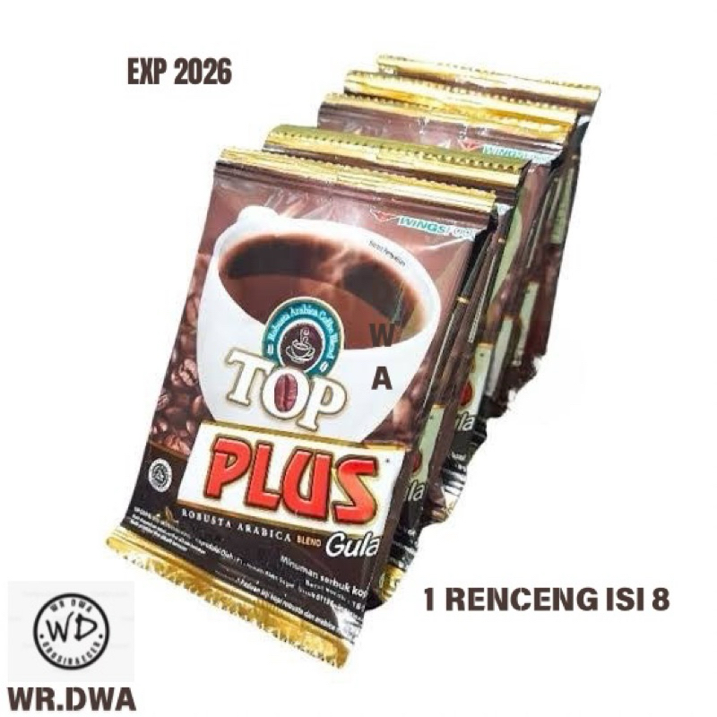 

Kopi Top Plus 1 Renceng 8x18g + BONUS SHAMPOO 1 SACHET