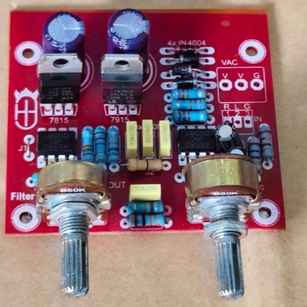 filter subwoofer 2 potensio kit filter subwoofer crossover LPF