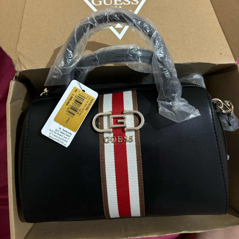 PRELOVED TAS GUESS ORIGINAL NELKA BOX SATCHEL SECOND LIKE A NEW