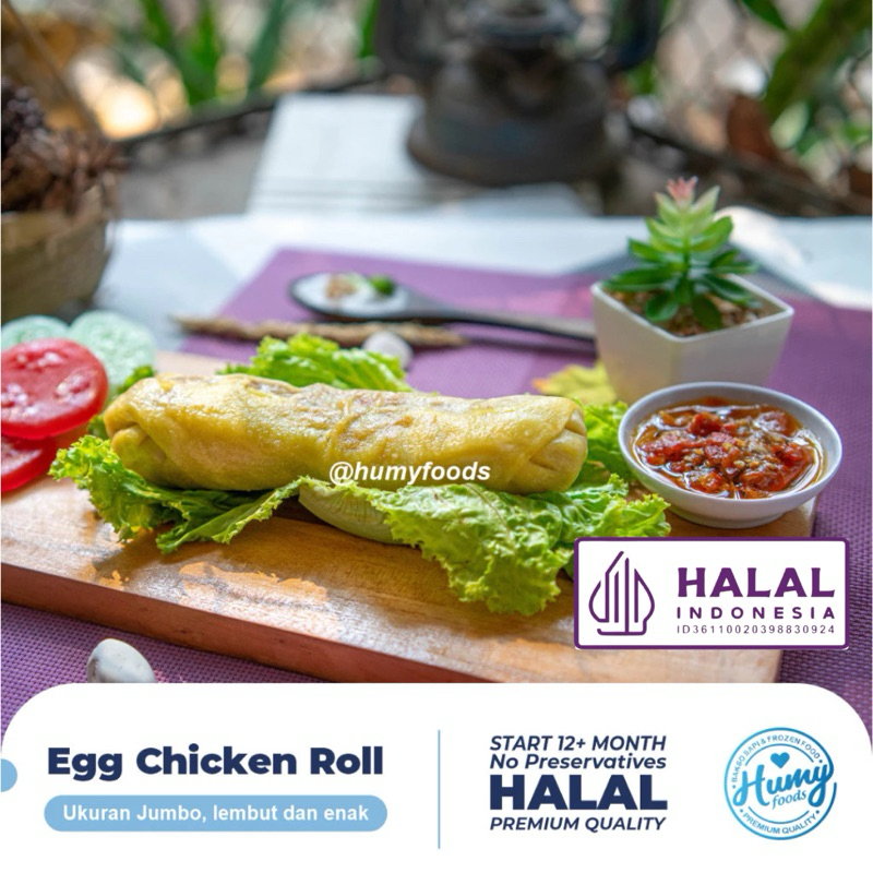 

EGGROLL EGG CHICKEN ROLL BENTO HOMEMADE no Pengawet