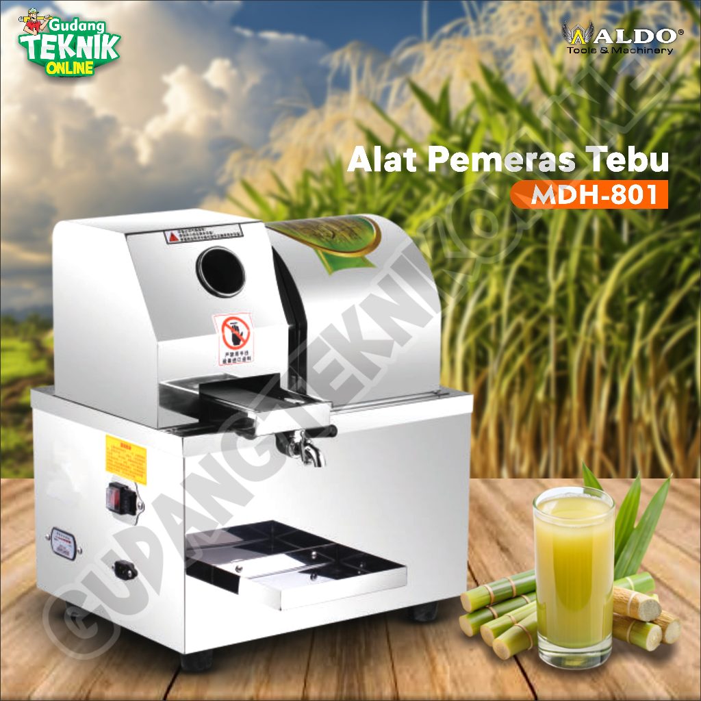 Mesin Giling Tebu Elektrik Aldo MDH-801 / Sugar Cane Electric Aldo MDH 801 - Mesin Peras Gilingan Te