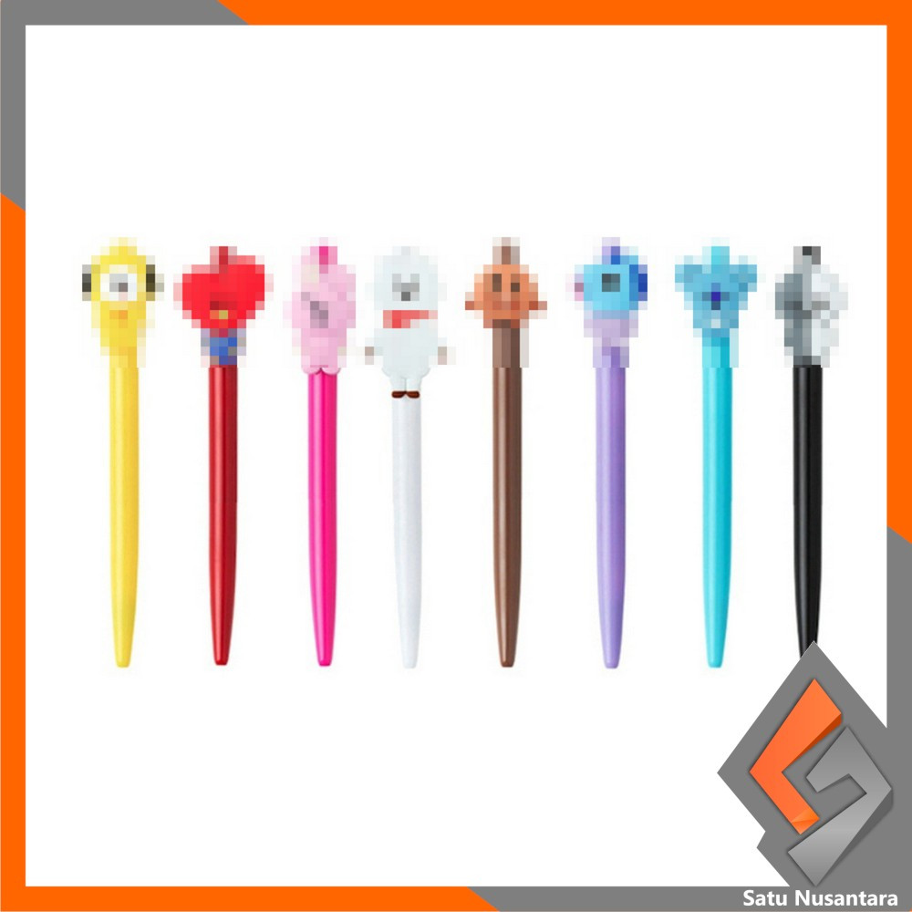 

SN-A11 Pena Gel Pen Bangtanboy Pulpen Mekanik Karakter Alat Tulis Stationary