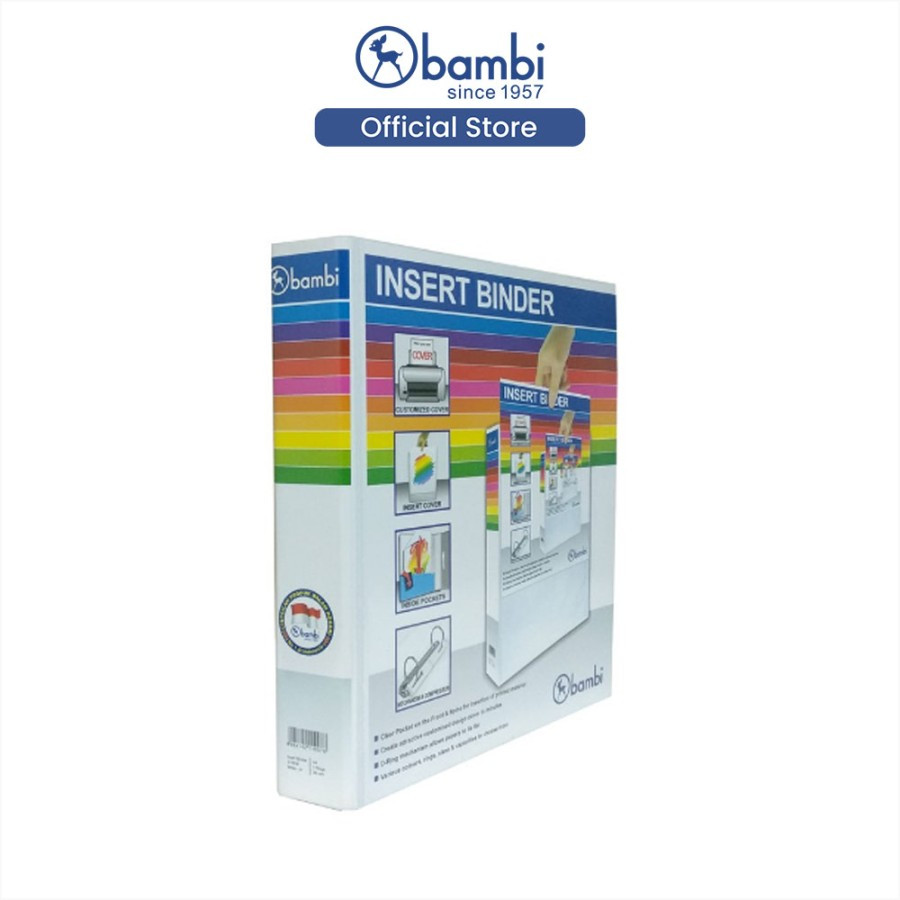 

Bambi Insert Binder 3 Ring 2132M A4