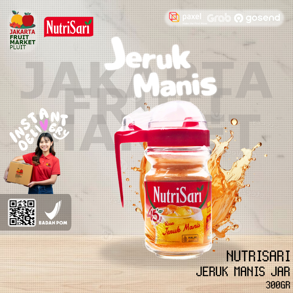 

NUTRISARI JERUK MANIS jar gelas pitcher glass