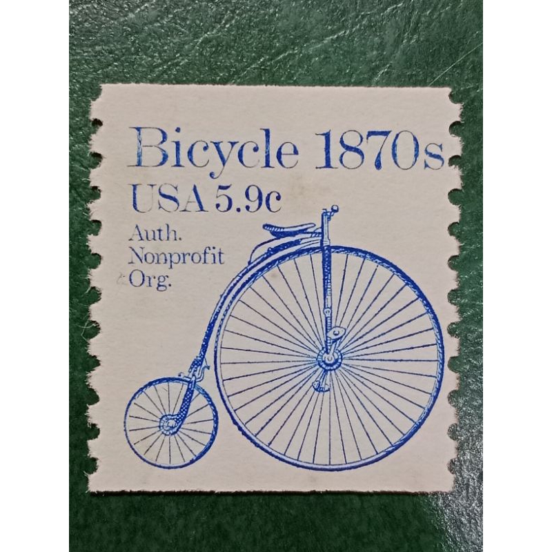 

Prangko USA 5.9 Cents Bicycle 1870s Tahun 1982 UN USED