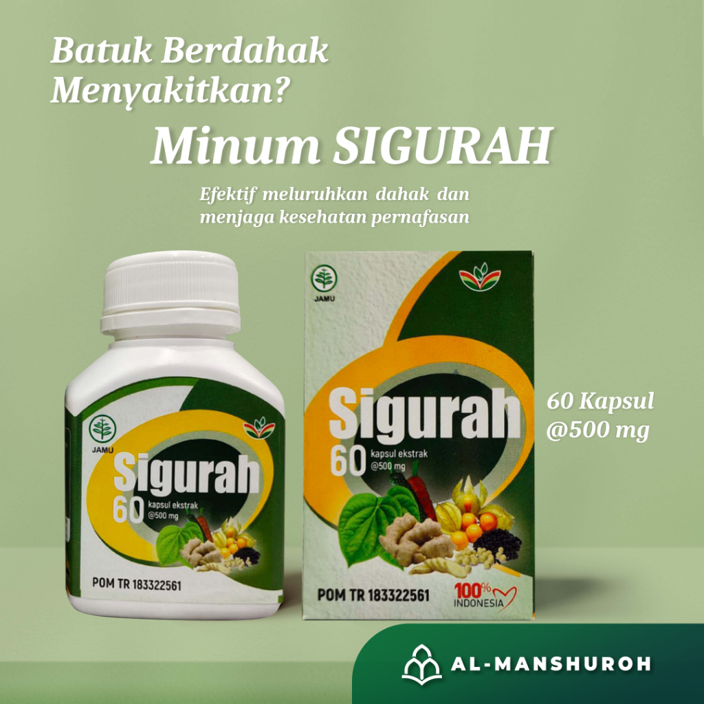 OBAT HERBAL BATUK KAPSUL SIGURAH