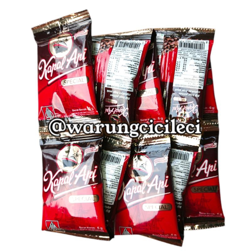 

KOPI KAPAL API - TANPA GULA 6g x 10pcs ( 1 RENCENG )