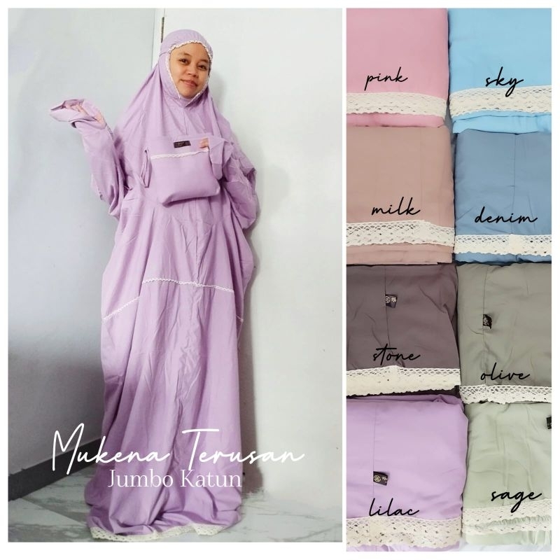 MUKENA TERUSAN JUMBO KATUN