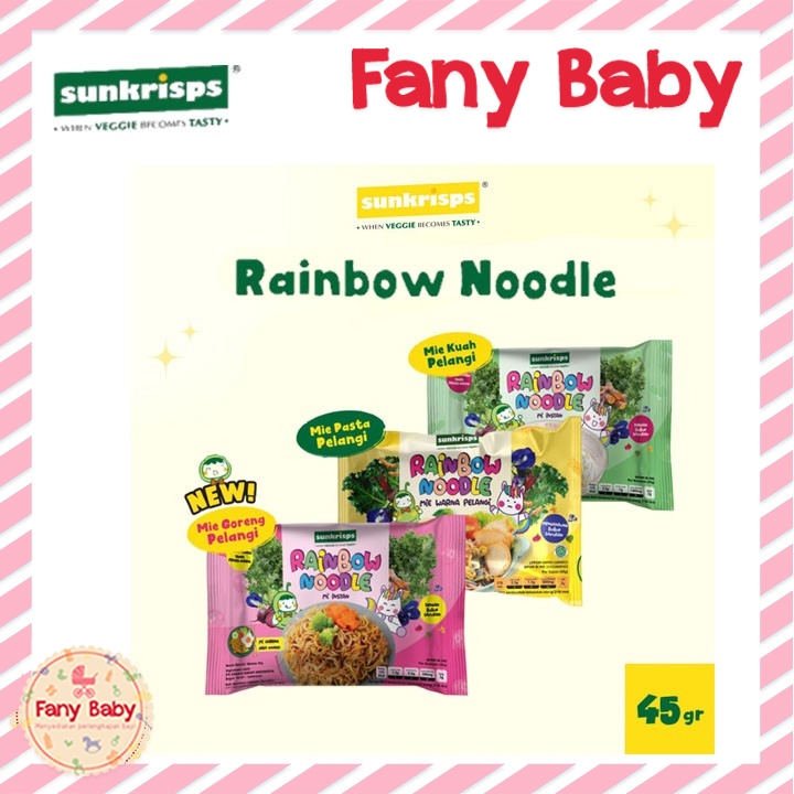 

SUNKRISPS RAINBOW NOODLE 45GR