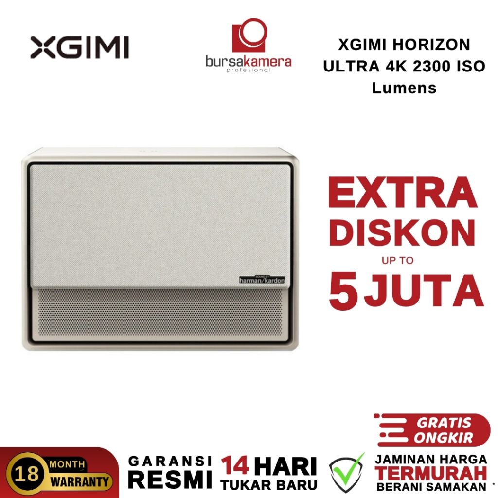 XGIMI Horizon Ultra 4K 2300 ISO Lumens Portable Projector with Android TV 11 Xgimi Horizon Ultra 4 K