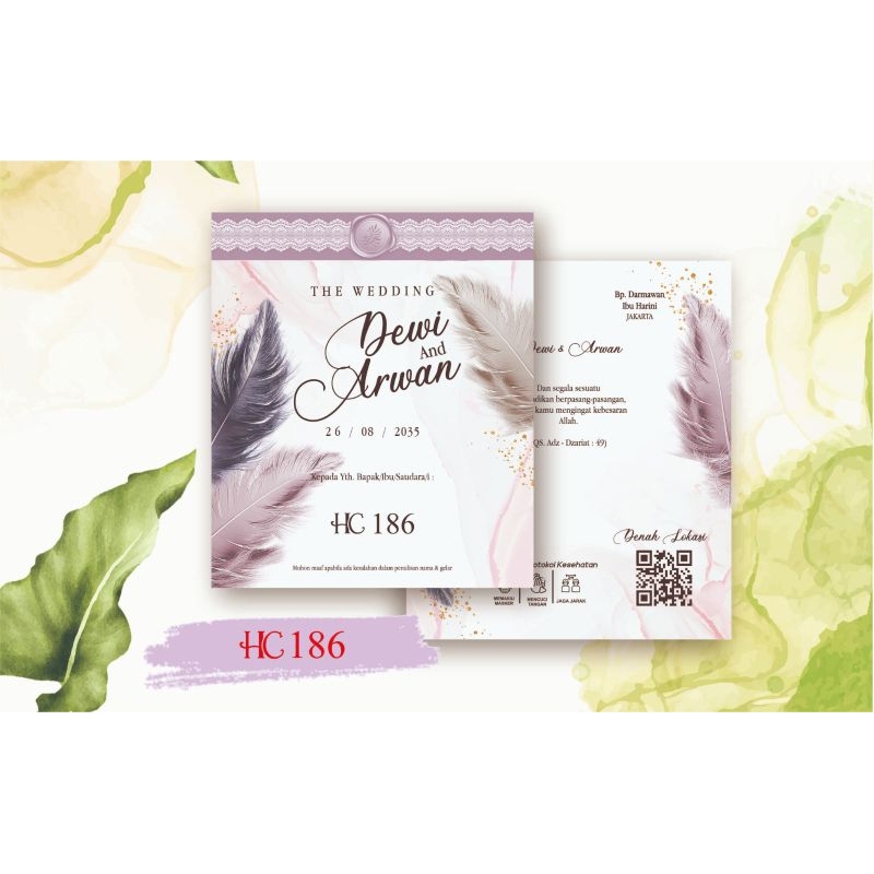 BLANGKO UNDANGAN HC 186