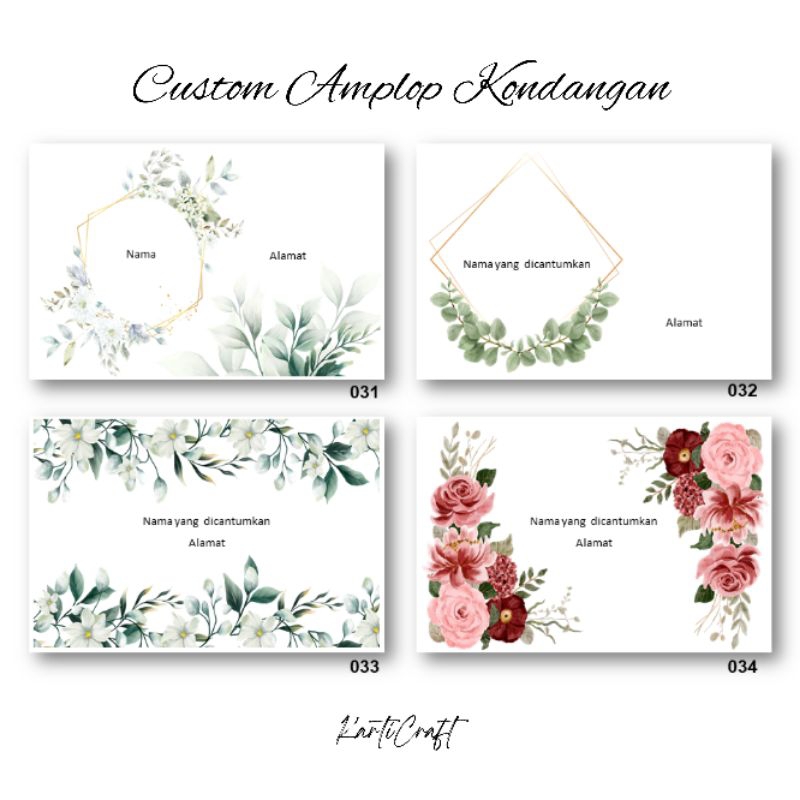 

(50 pcs) Amplop Kondangan Tanggung Sedang / Amplop Sumbangan / Amplop Custom Cetak Nama