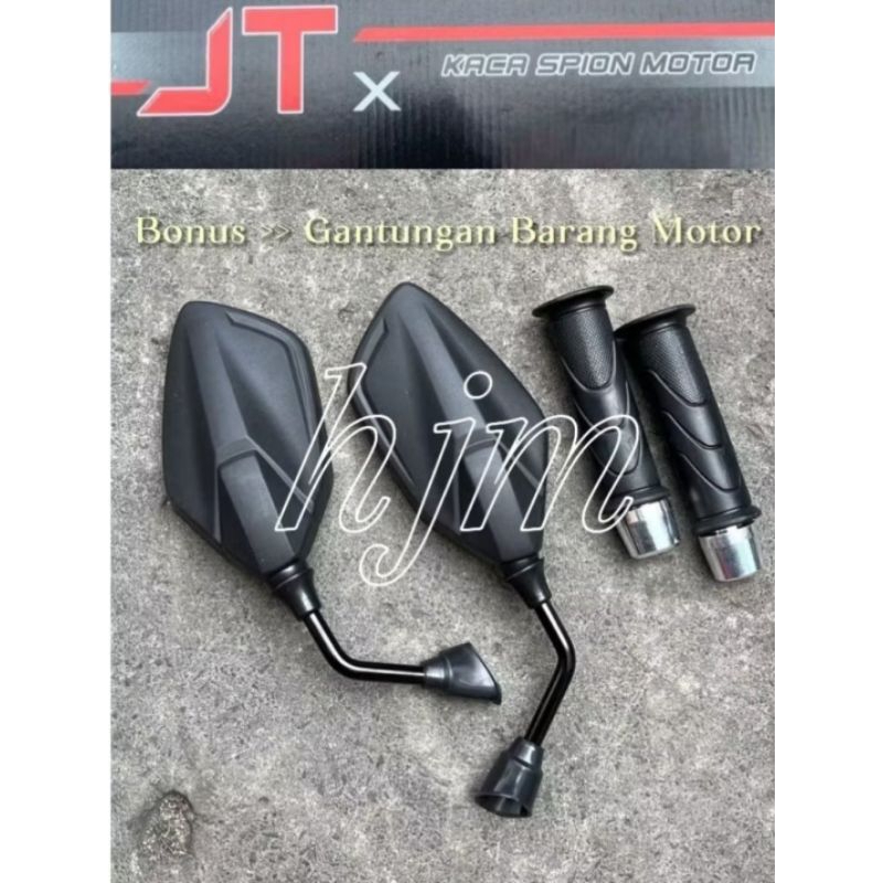 Paket Spion Vario 125 150 160 New Chrome Tangkai Pendek