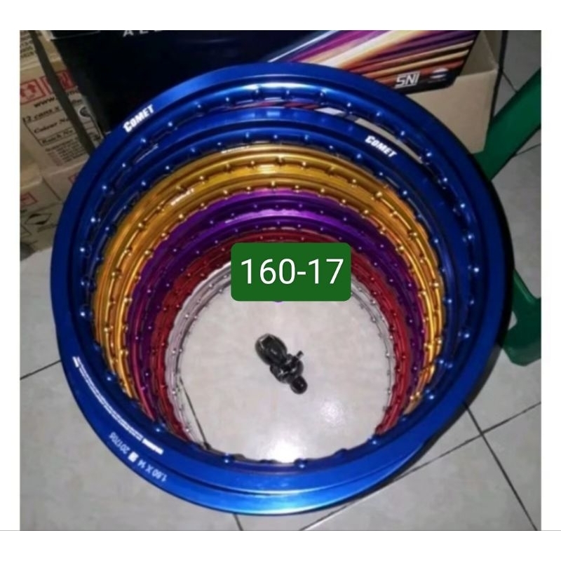 Velg Comet 160-17 ring 17 ukuran 160 velek Comet Thailand