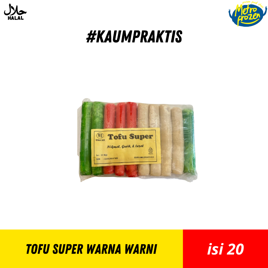 

TOFU SUPER Warna-warni 20 Biji