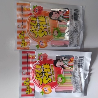 

10 Pcs Permen Sedot Jeli stik Bentuk selang Pendek Grosir