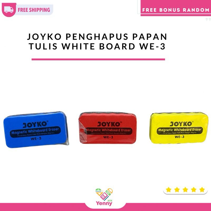 

Joyko Penghapus White Board | Joyko Penghapus Papan Tulis (WE-3)