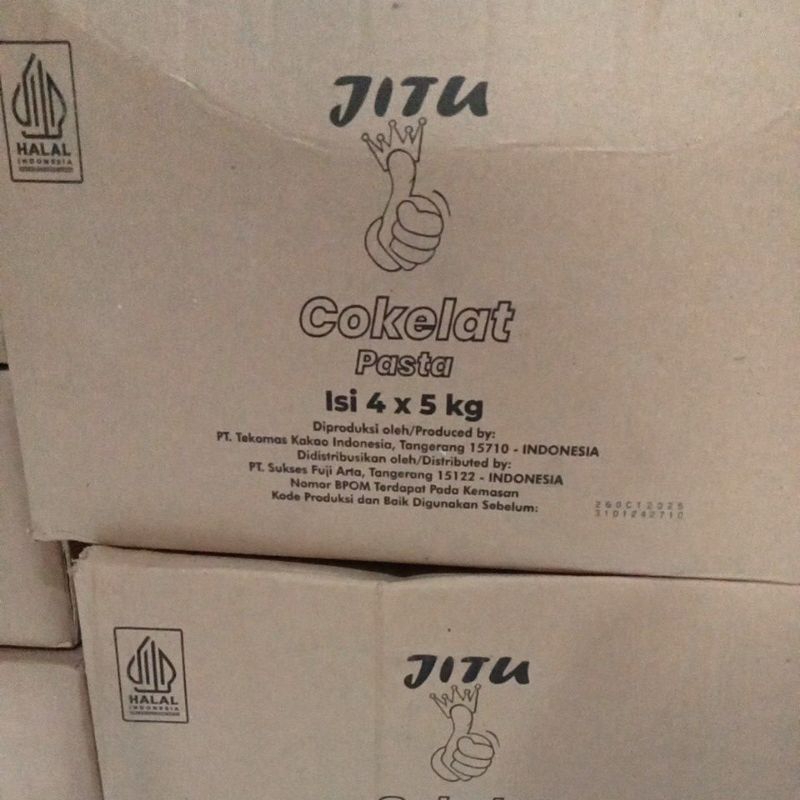 

Cokelat Pasta / Filling Cokelat JITU 4x5kg