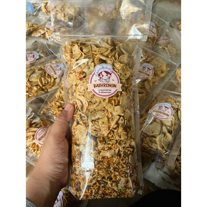 

BASHRENGIN Pedas & Original Daun Jeruk ukuran 500gram