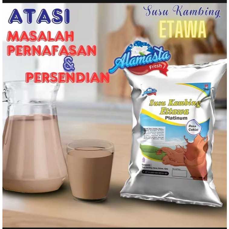 

Susu Kambing ETAWA Premium 1kg Rasa coklat