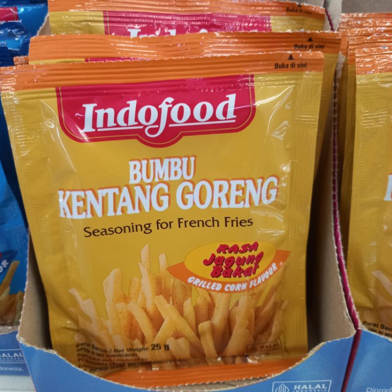 

INDOFOOD Bumbu Kentang Goreng Kemasan Sachet Praktis 25g