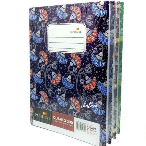 

[PAK] BUKU QUARTO PAPERLINE HARD COVER 200 LEMBAR / BUKU KWARTO PAPERLINE ISI 3 PCS